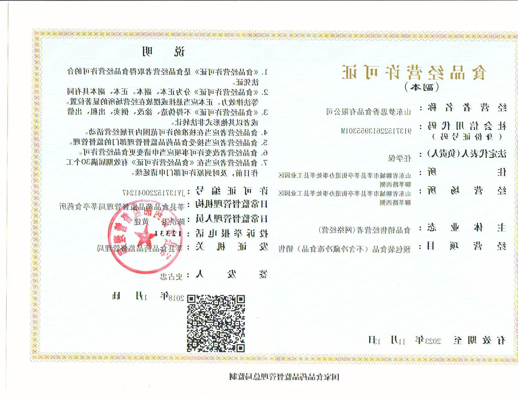 Production license